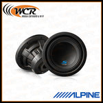 Alpine S-W8D4 S-Series 8″ Dual 4 Ohm Subwoofer