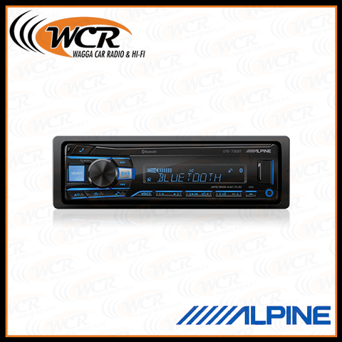 Alpine UTE-73EBT RECEIVER WITH BT / AUX / USB / FLAC