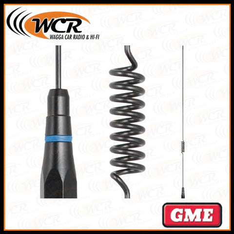 GME AE4017 UHF Antenna Whip, BLK 6.6dBi