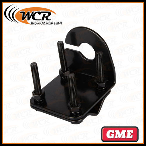 GME MB411B Antenna M/Bracket, mirror mount with slot (Black)