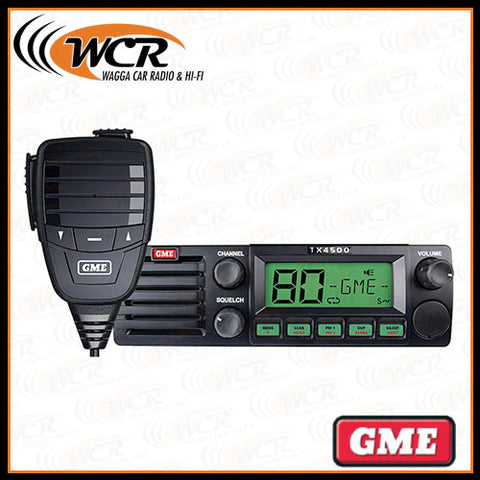 GME TX4500S DSP DIN size UHF radio with ScanSuite