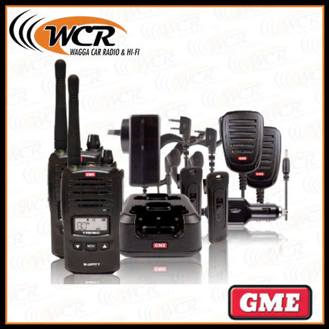 GME TX6160TP 5 Watt IP67 UHF CB Handheld Radio - Twin Pack