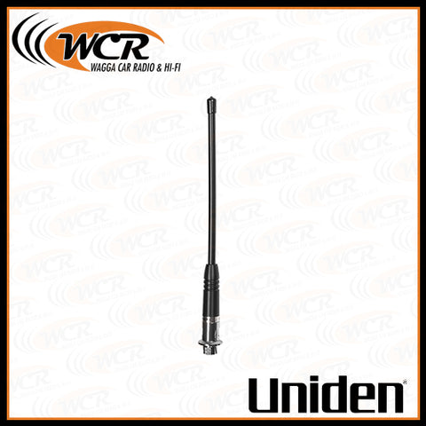 Uniden AT380 High Flexible Rubber Whip Black